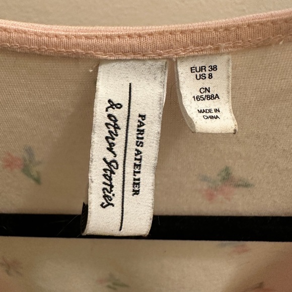 & Other Stories WRAP DRESS in Pink - Picture 3 of 4